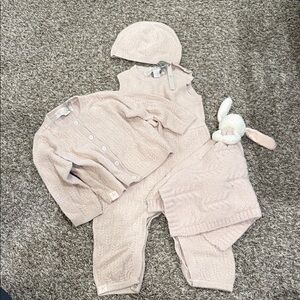 Barefoot Dreams Pink Baby Outfit Set